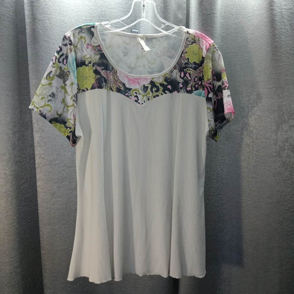 Sheer White Fitted Top